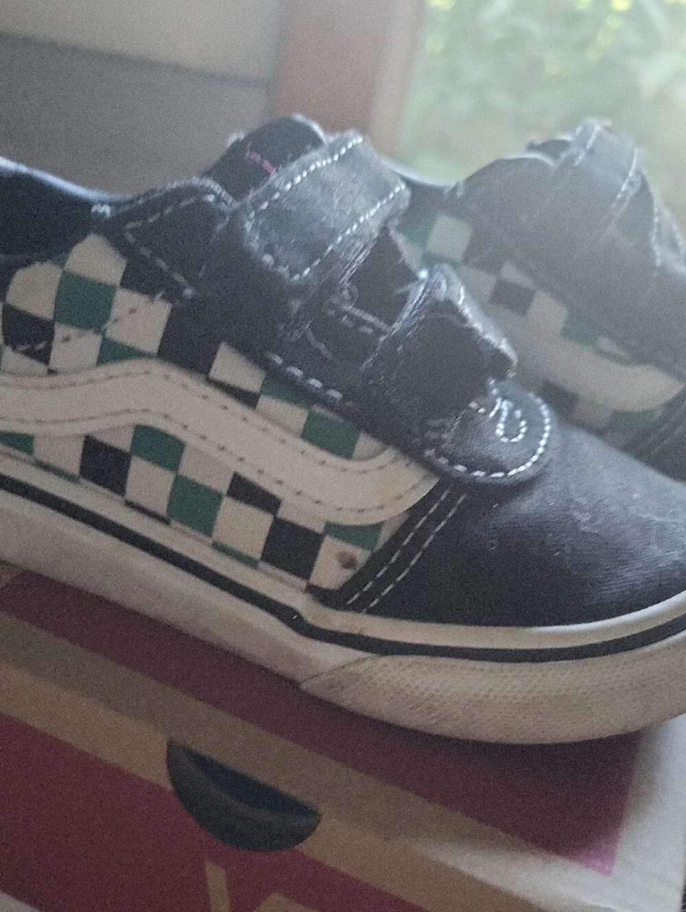 Vans Kids' Black Canvas Slip-On & SPERRT Sneakers - 2 Pair TODDLER BOY 7